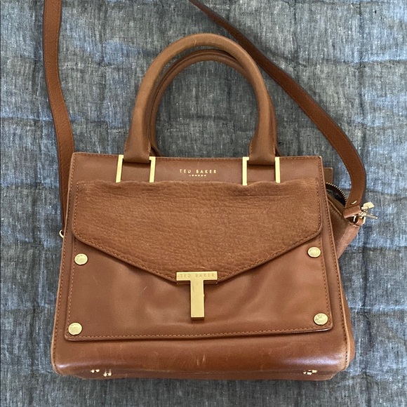 Ted Baker Brown Leather Handbag - Picture 1 of 9